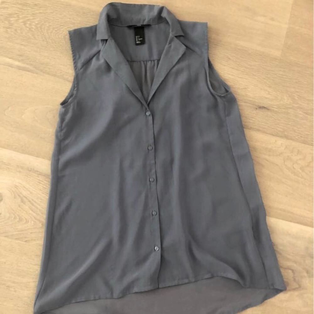 Gray blouse